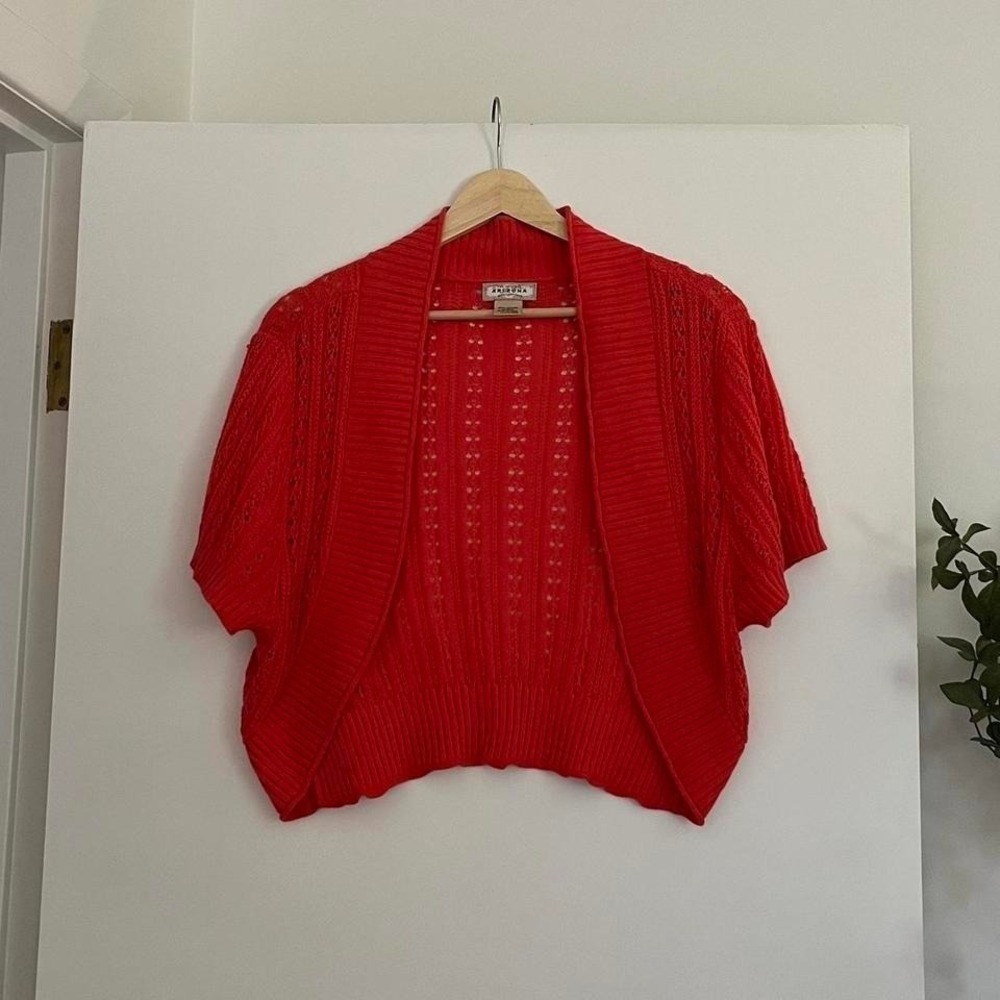 Vintage Boho Bolero Arizona Open Front Cardigan